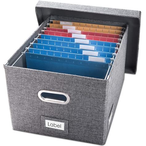 Grey File Box 